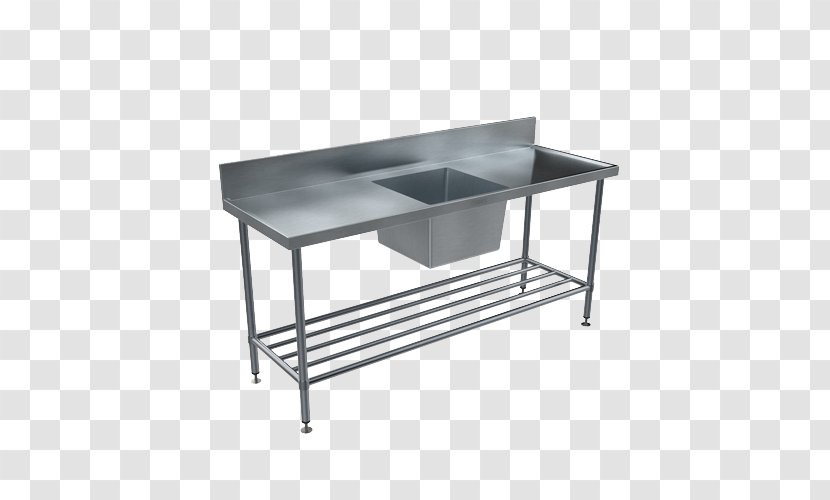 Stainless Steel Table Sink Potting Bench - Plumbing Fixture Transparent PNG