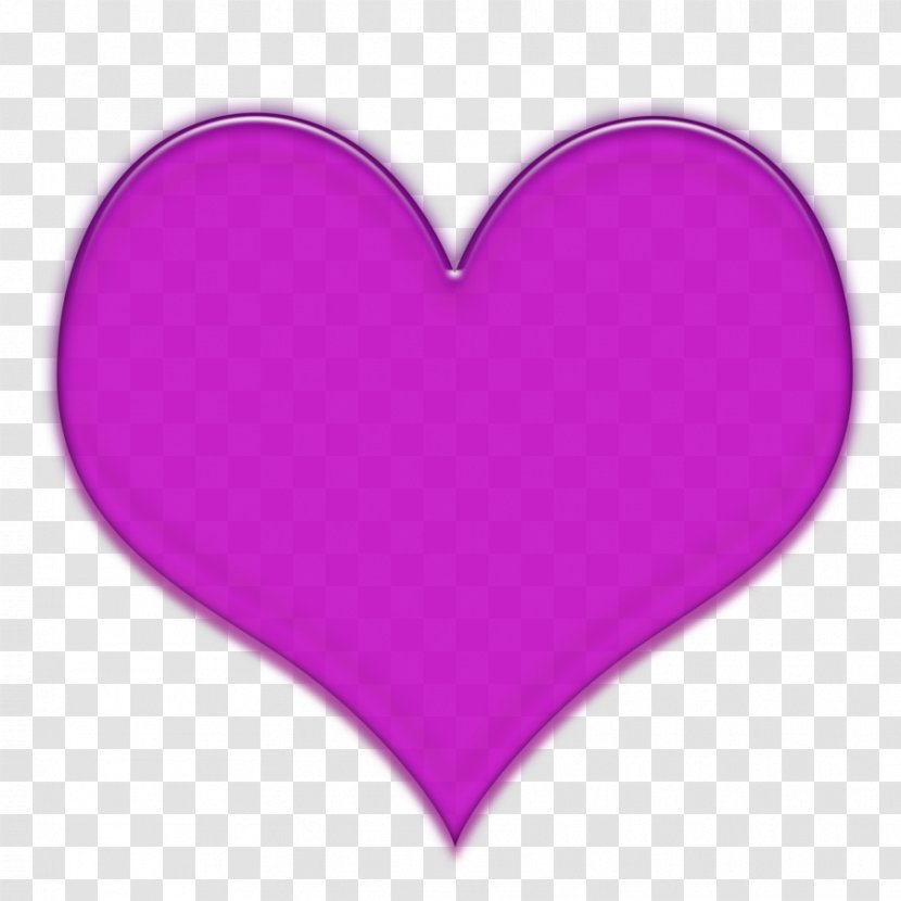 Purple Heart Violet Emoji Orchid - User - Soft Transparent PNG