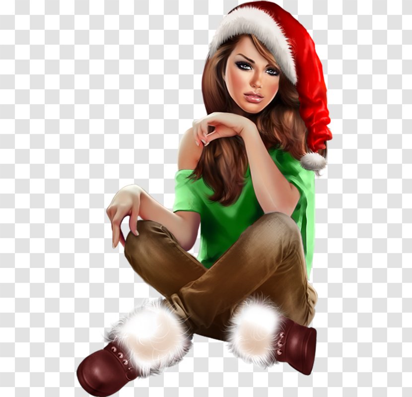 Woman Christmas - Flower - Anna Liwanag Transparent PNG