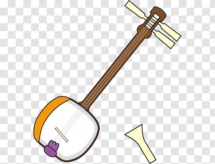 Plucked String Instrument Shamisen Musical Instruments - Frame Transparent PNG