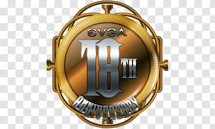 Badge EVGA Corporation Nvidia - 25 Anniversary Transparent PNG