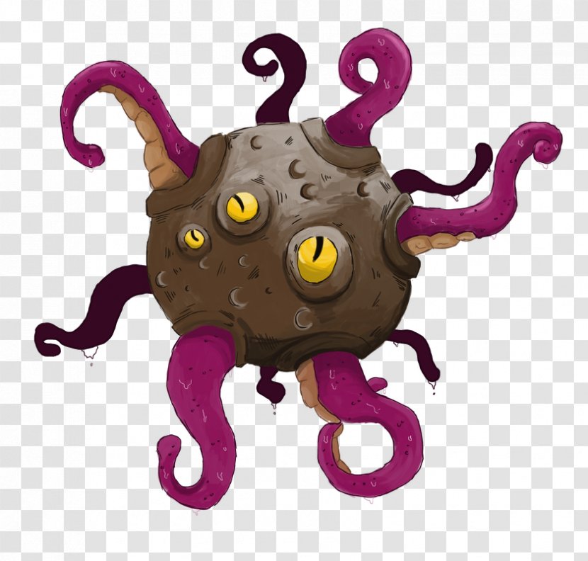 Octopus Starbound Boss Tentacle Character - Day Of The Transparent PNG