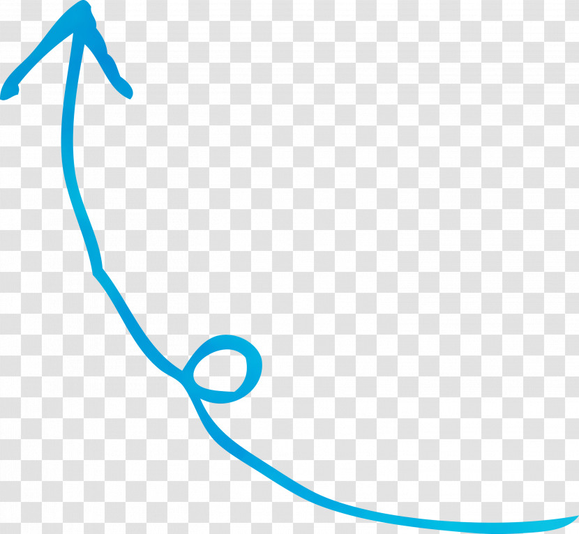 Turquoise Aqua Line Circle Transparent PNG