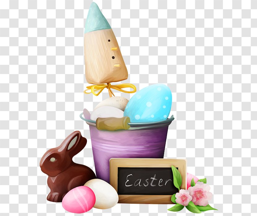 Easter Bunny Egg - Food - Pots Painted Eggs Transparent PNG