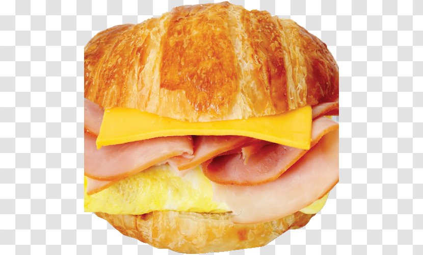 Ham And Cheese Sandwich Breakfast Croissant Bacon, Egg Eggs - Bread Transparent PNG