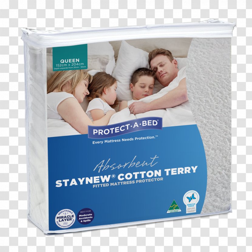 Mattress Protectors Protect-A-Bed Towel - Adjustable Bed - Electric Blankets Queen Size Transparent PNG