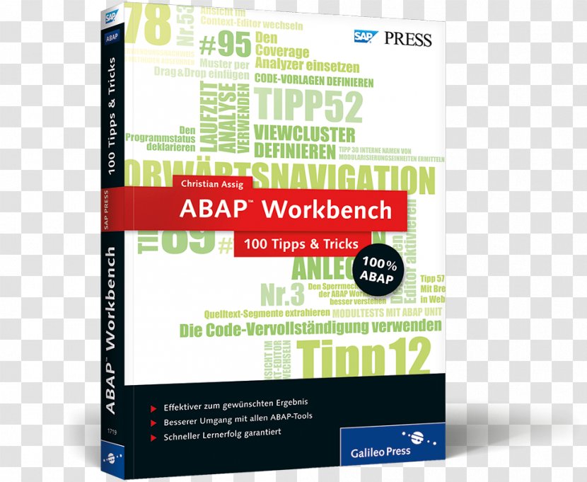 ABAP Workbench - Oracle Corporation - 100 Tipps & Tricks Web Dynpro ABAP100 Das ABAP-Kochbuch: Erfolgsrezepte Für Entwickler SAP NetWeaverPrinting Press Transparent PNG