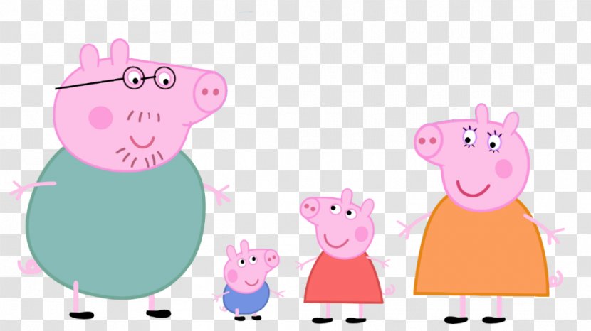 Daddy Pig Mummy George Miss Rabbit - Snout Transparent PNG