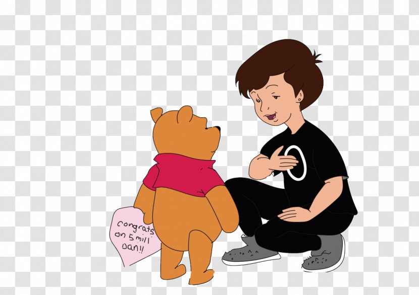 Dan And Phil Winnie-the-Pooh Illustration YouTuber Music - Christopher Robin - Abra Kadabra Transparent PNG