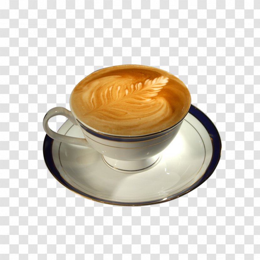 Latte Coffee Caffxe8 Americano Cuban Espresso - Mounted Cup Transparent PNG