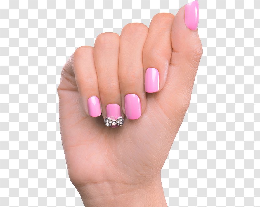 Artificial Nails Manicure Franske Negle - Hand Transparent PNG