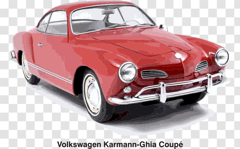 Volkswagen Karmann Ghia Car Type 2 Transparent PNG