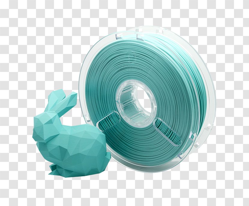 3D Printing Filament Polylactic Acid Acrylonitrile Butadiene Styrene - Renewable Resource - Teal Watercolor Transparent PNG