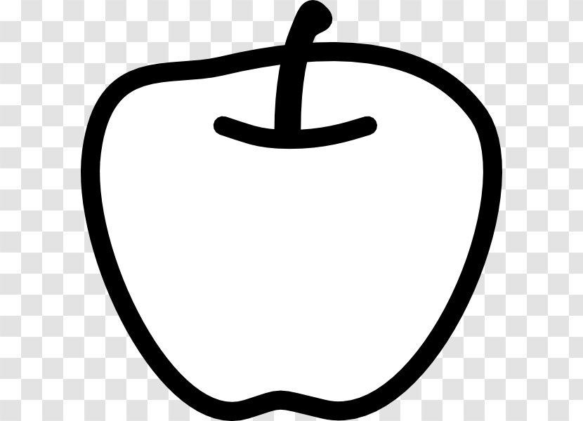 Black And White Apple Clip Art - Symbol - Cliparts Transparent PNG