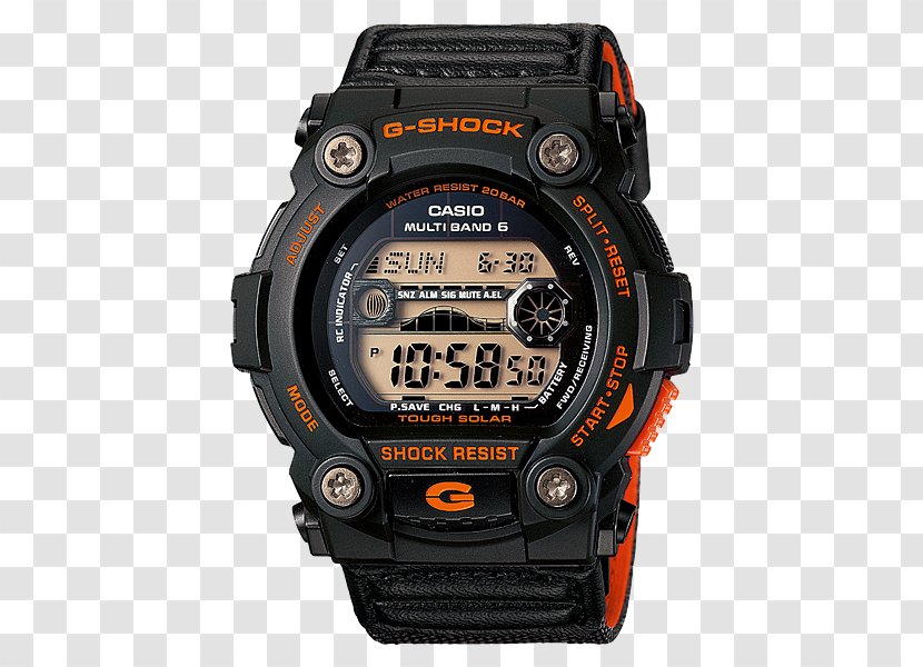 Master Of G G-Shock Casio Shock-resistant Watch - Water Resistant Mark - Shock Transparent PNG