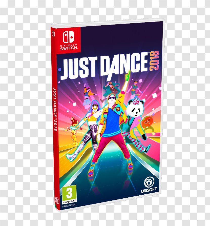 Just Dance 2018 Nintendo Switch 2016 Wii U - Game Transparent PNG