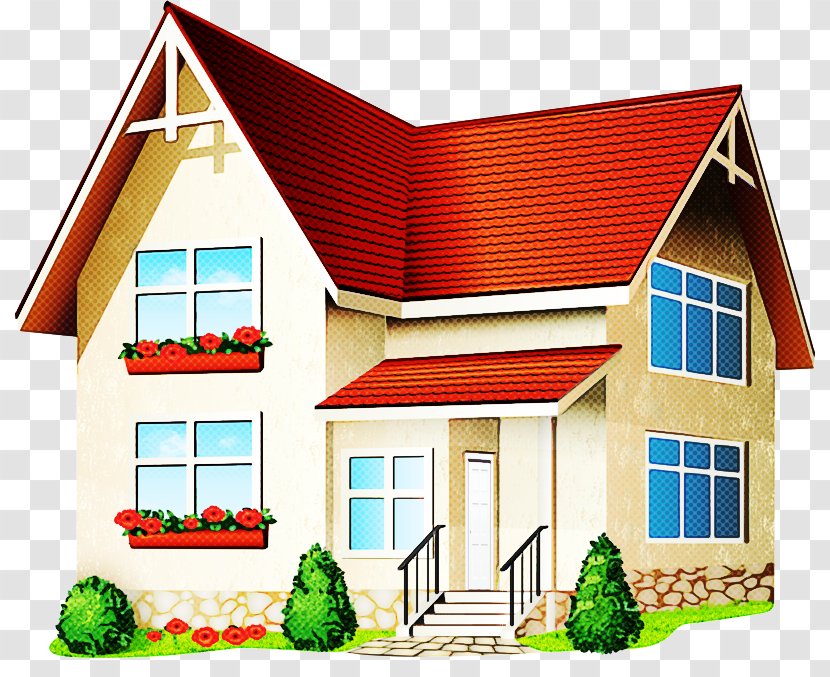 House Home Property Roof Real Estate - Siding Facade Transparent PNG