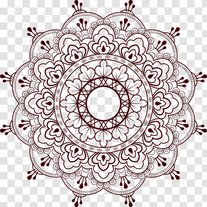 Mandala Flower Mandala Art Transparent PNG