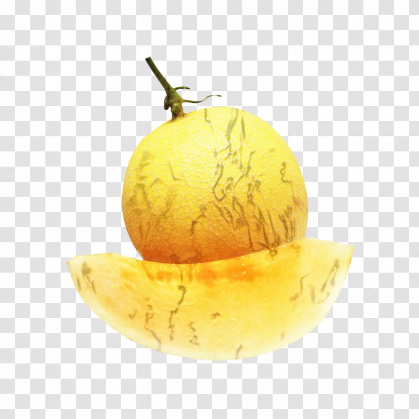 Yellow Background - Fruit - Muskmelon Food Transparent PNG
