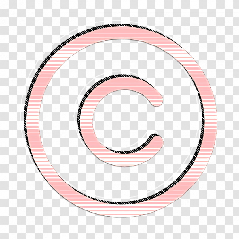 Shapes Icon Letter C Icon Copyright Icon Transparent PNG