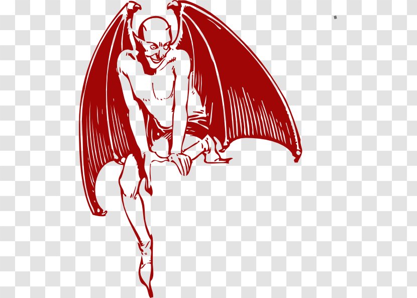 Devil Satan Lucifer Demon Clip Art - Drawing Transparent PNG