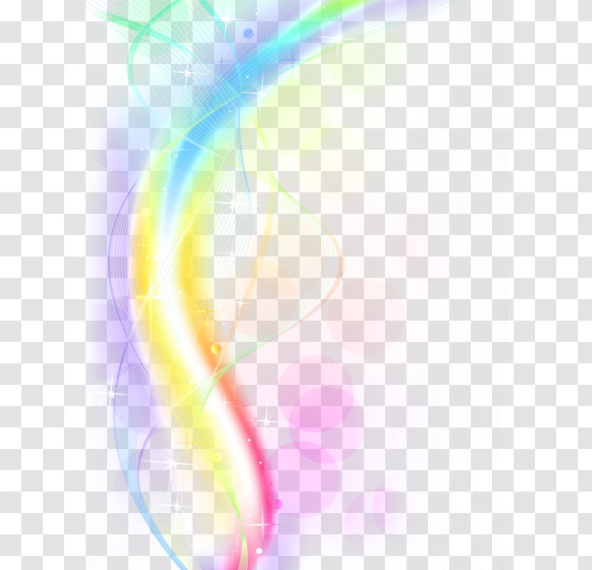 Light Rainbow Euclidean Vector - Computer Graphics - Beautiful Transparent PNG