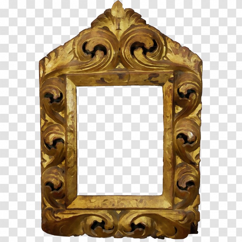 Picture Frame - Ornament - Metal Transparent PNG