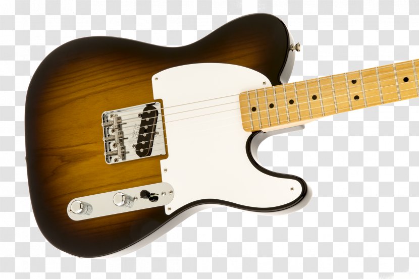 Fender Telecaster Deluxe Stratocaster Guitar Standard - Electric - Sunburst Transparent PNG