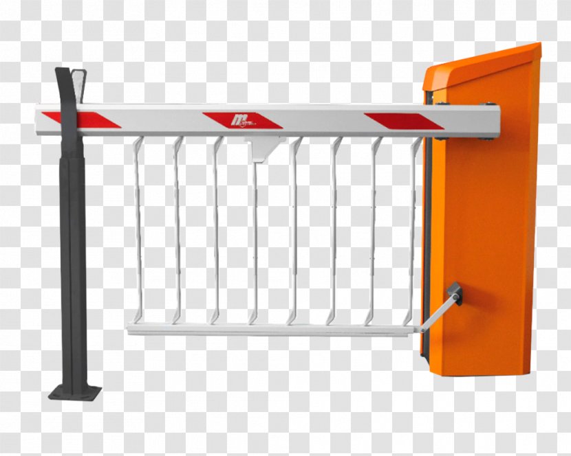 Boom Barrier Car Park Garage Pay And Display Schranke - Orange Transparent PNG