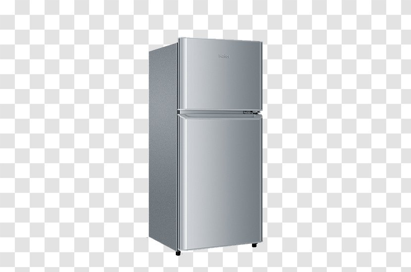 Refrigerator - Kitchen Appliance - Silver Mini Fridge Transparent PNG