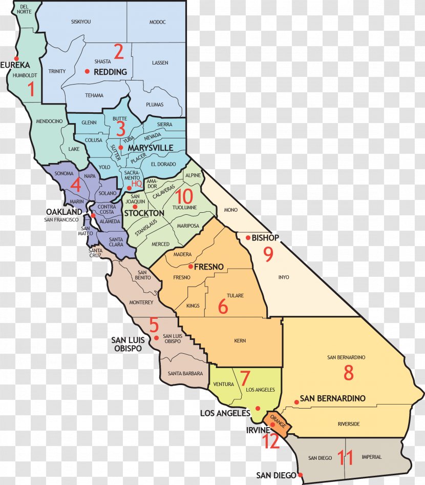 Caltrans District 7 Headquarters Map California Department Of Transportation (Caltrans) 3 - MarysvilleMap Transparent PNG