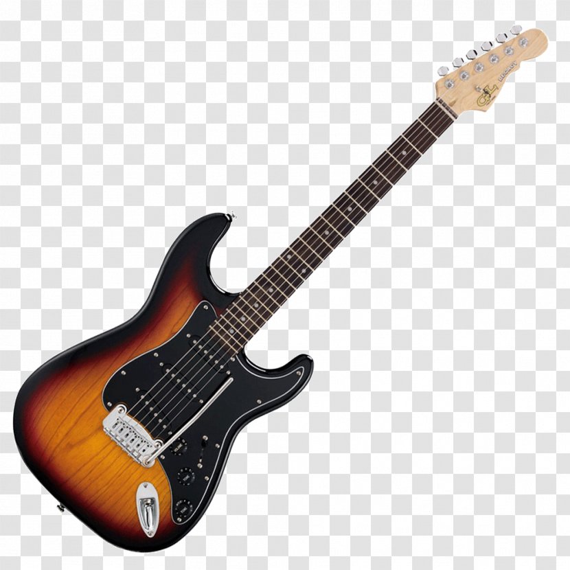 Fender Musical Instruments Corporation Telecaster Electric Guitar Squier Stratocaster - Acoustic - Sunburst Transparent PNG