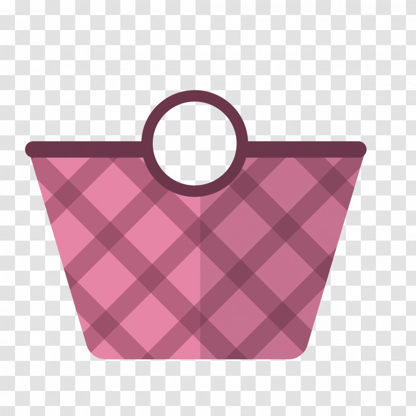 Handbag Vector Graphics Design Image - Purple - Bale Transparent PNG