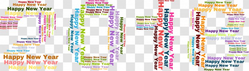 New Year's Day Eve Resolution Clip Art - Pink - Happy Year Transparent PNG