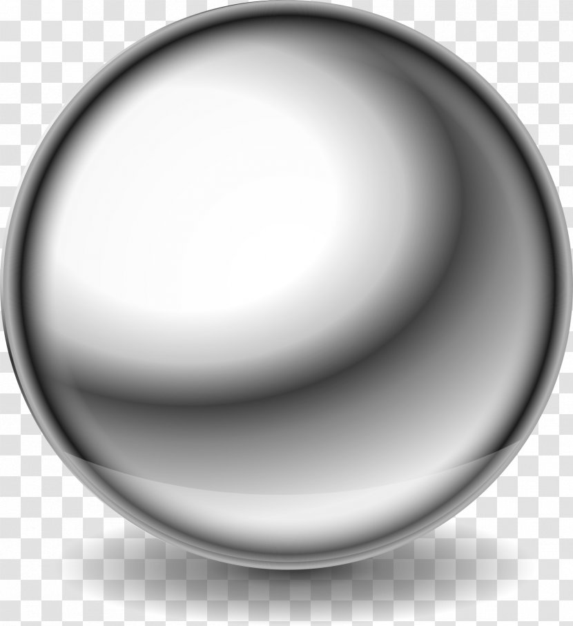 Steel Metal Ball Clip Art - Pixabay - Cliparts Transparent PNG
