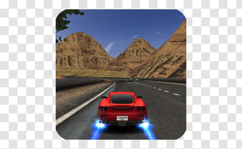 Sports Car Highway Compact Motor Vehicle - Road - Speed Racer Transparent PNG