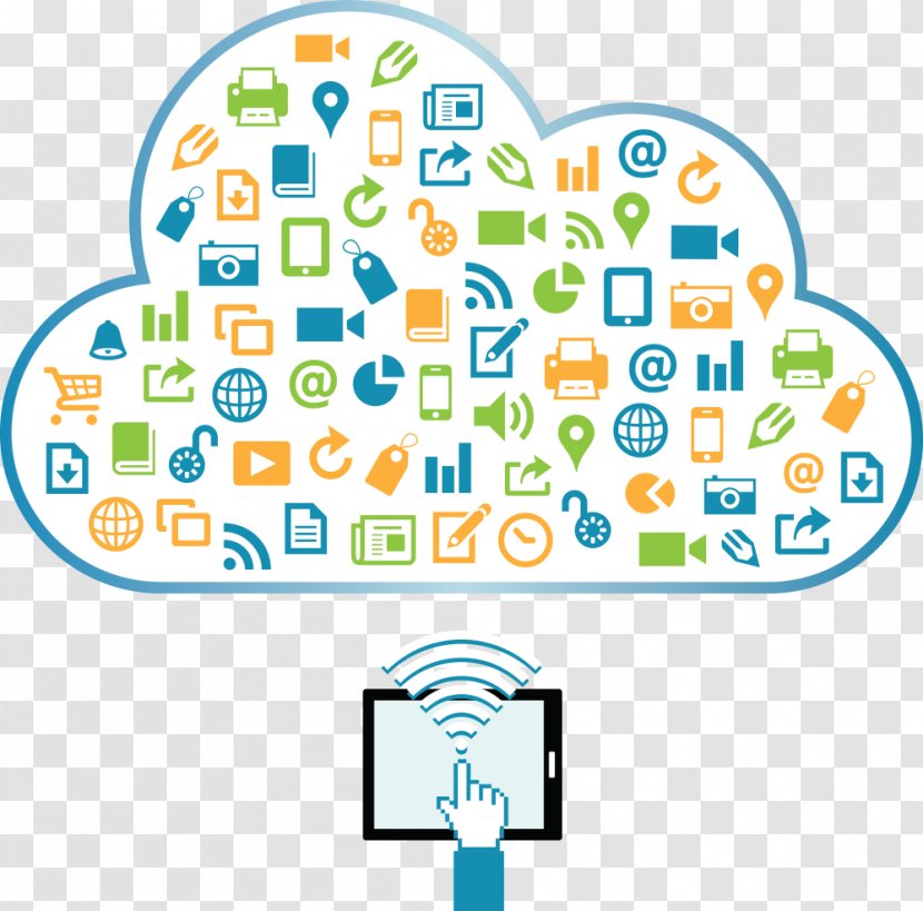 Information Technology Symbol - Cloud Computing - Vector Business Services Transparent PNG