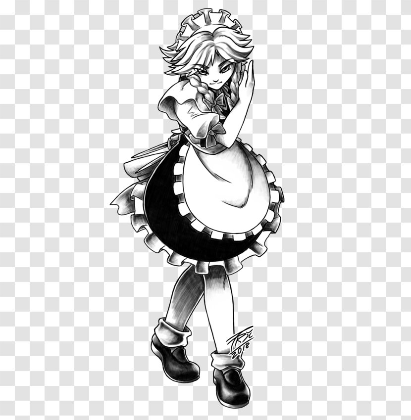 Visual Arts DeviantArt - Figurine - Sakuya Izayoi Fan Art Transparent PNG