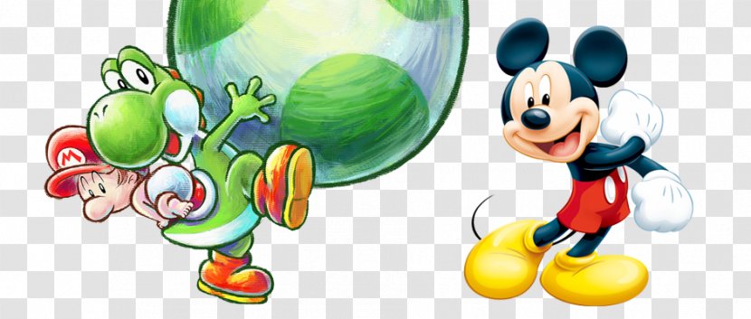 Mickey Mouse Minnie Donald Duck Oswald The Lucky Rabbit Walt Disney Company - Yoshi's New Island Transparent PNG
