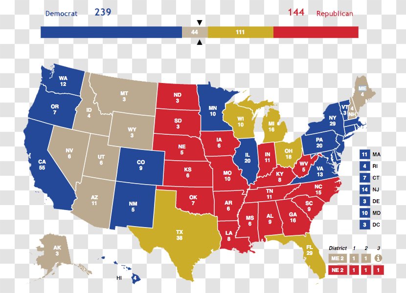 US Presidential Election 2016 United States Election, 2020 Electoral College - Candidate - Class Of 2018 Transparent PNG