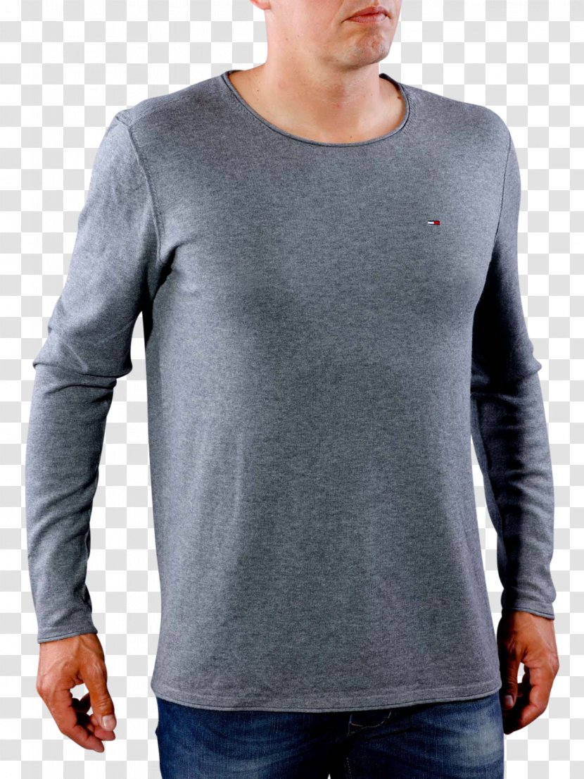 Tommy Hilfiger Bluza Jeans Long-sleeved T-shirt Jumper - Bebasicch - Sweater Transparent PNG