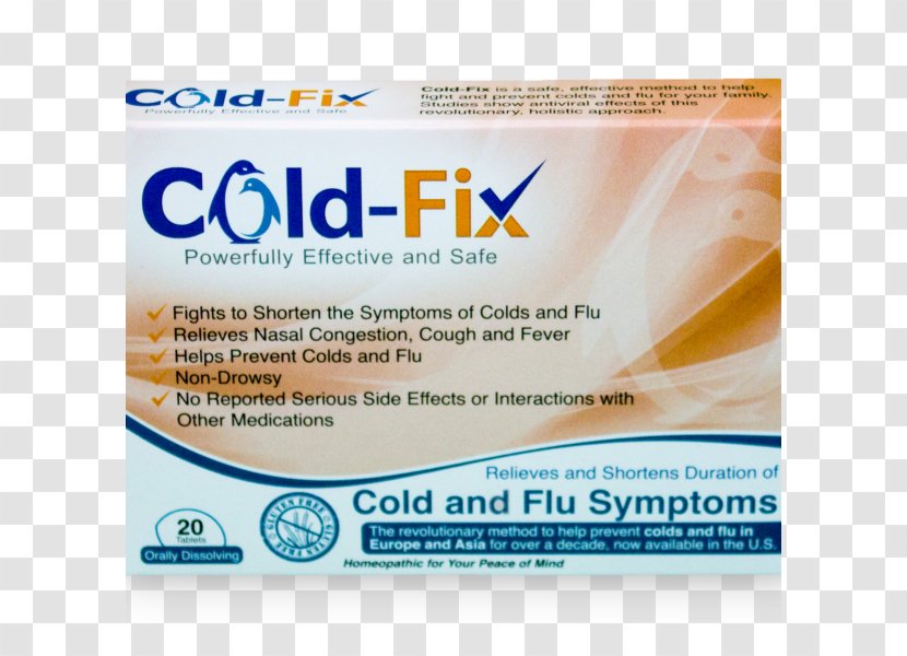 COLD-FX Common Cold Influenza-like Illness Cough - Com Transparent PNG