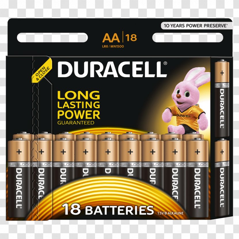 AAA Battery Duracell Electric Alkaline Transparent PNG