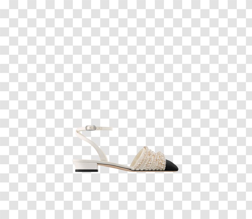 Chanel Sandal Mule High-heeled Shoe - Beige Transparent PNG