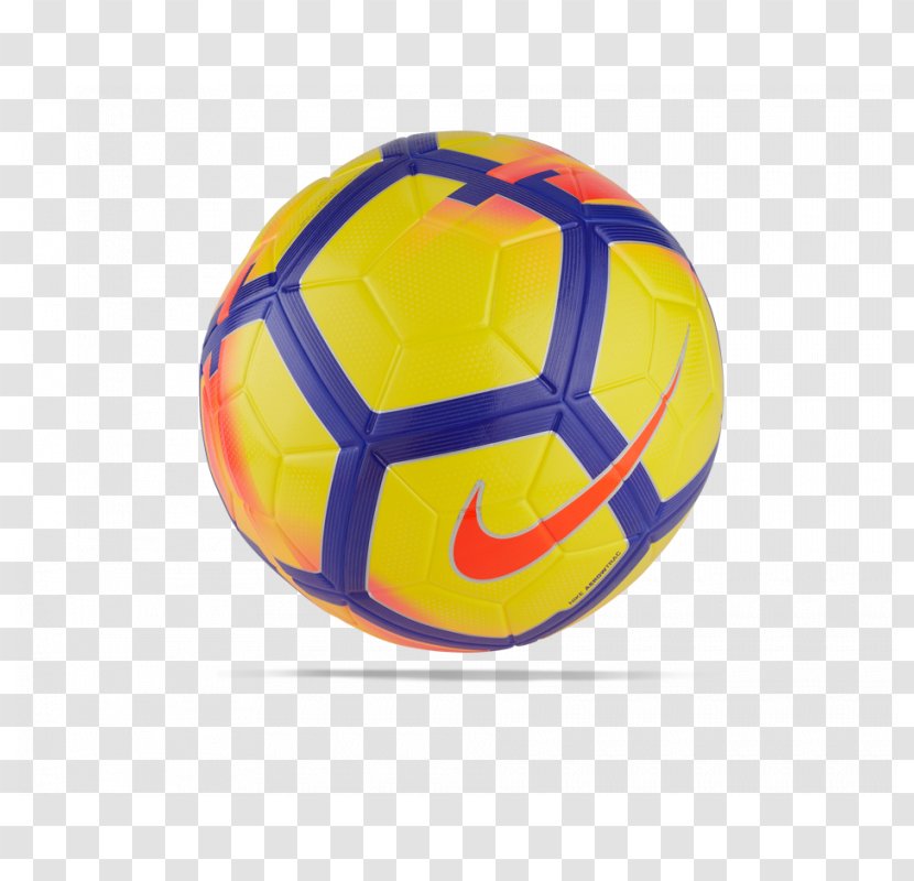 2018–19 Premier League Nike Ordem Football - Yellow - Soccer Ball Transparent PNG