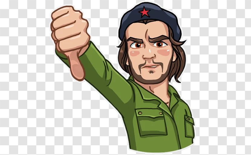 Che Guevara Sticker Telegram Headgear Clip Art - Thumb Transparent PNG