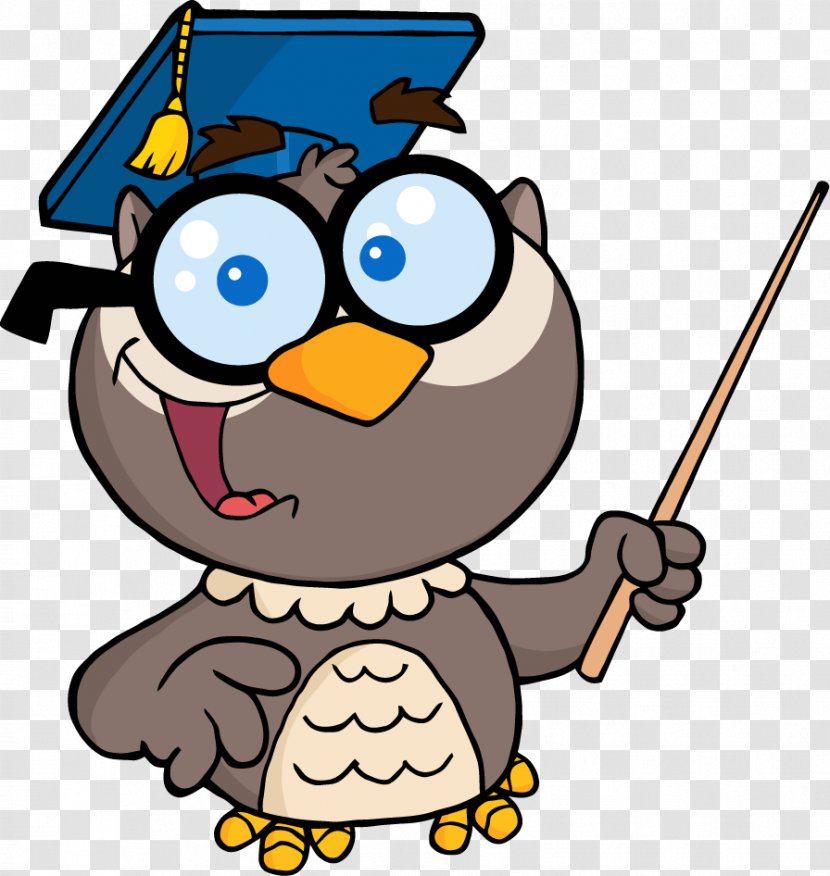 Owl Teacher Education Clip Art - Royaltyfree - Cartoon Maths Pictures Transparent PNG