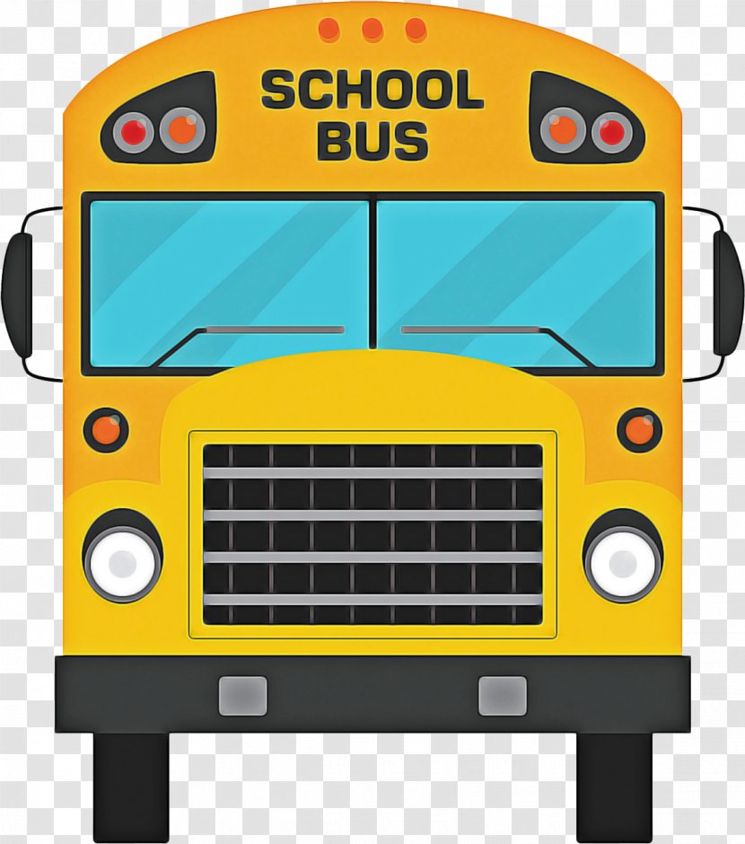 School Bus Cartoon - Transit - Public Transport Car Transparent PNG