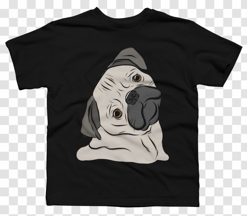 T-shirt Hoodie Clothing Sleeve - Dog Like Mammal - Pugs Transparent PNG