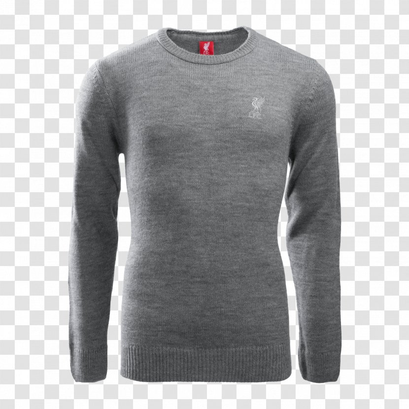 Sleeve Shoulder Grey - Long Sleeved T Shirt - Knit Transparent PNG